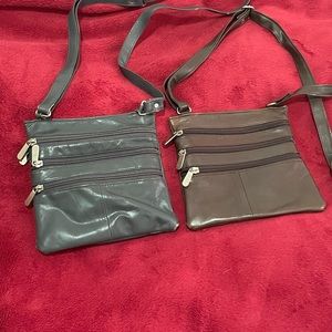 2 Lambskin crossbody bag/ purses